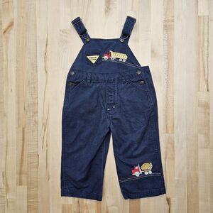Vintage 3T Construction Builder Overalls Toddler 90s Y2K Daddy Lightweight Twill